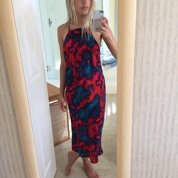 Urban Outfitters Dresses & Skirts - UO Silence + Noise Tie Dye Marbled Slip Dress